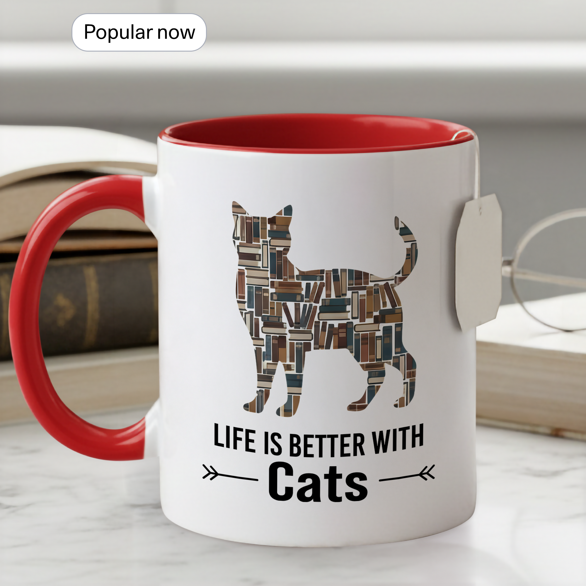 All I Need Is Coffee and Cats Mug – Cat Lover Coffee Cup – Funny Cat Mom Gift – 11oz 15oz Ringer Mug |Mug 142